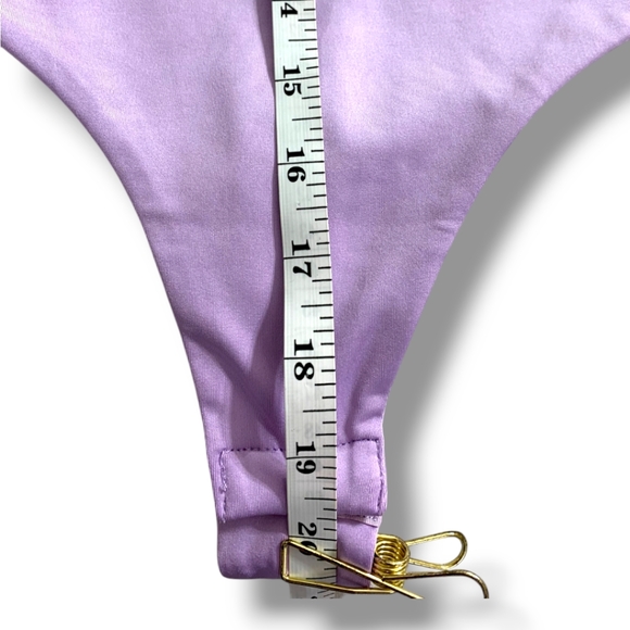 NWOT Rare Collective One Shoulder Cut Out Body Suit, size Medium - Picture 11 of 11